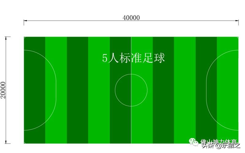 标准足球场尺寸（标准足球场尺寸平面图）