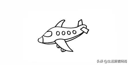 飞机画法简单（飞机画法简单飞机怎么画）