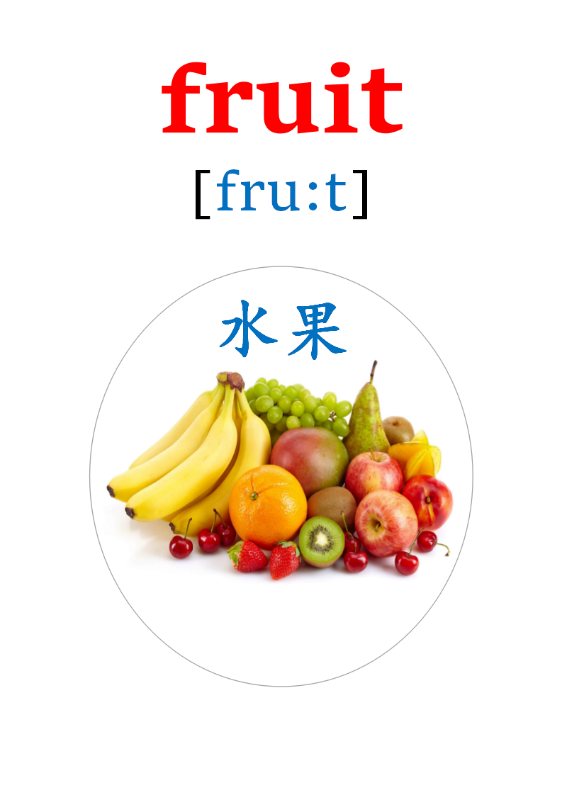 fruit英语怎么读（fruit英语怎么读谐音）