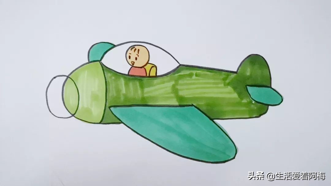 飞机画法简单（飞机画法简单飞机怎么画）