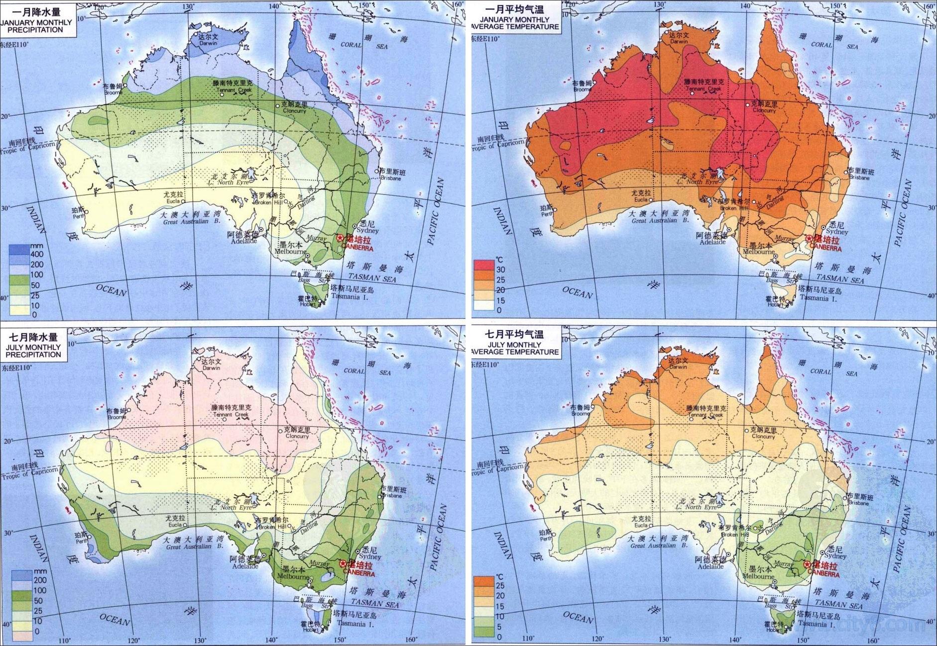 澳大利亚经纬度（澳大利亚经纬度位置范围）